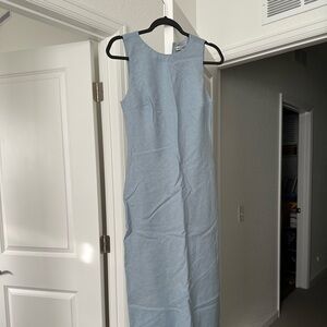 Abercrombie & Fitch Light Gray Textured Dress